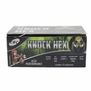 Cartucho Cbc 12/70 Balote Knock Hex