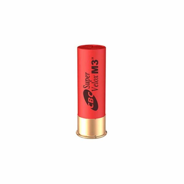 Munição CBC Cartucho 12/76,2 Super Velox M3″ CH-3T