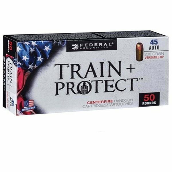 Munição Federal Cal 45 Auto 230GR VHP Train Protect – Cx 50 - Imagem 2