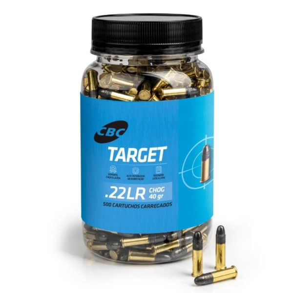 Pote munição CBC Target com 500 unidades